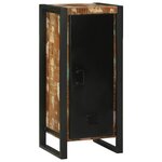 vidaXL Cabinet de salle de bain Marron Bois massif de récupération
