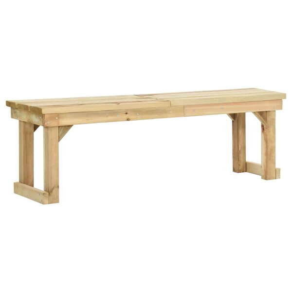 vidaXL Banc de jardin 140 cm Bois de pin imprégné