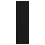 vidaXL Étagères Murales avec étagère 2 Pièces Chêne noir 50 x 15 x 85 cm