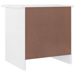 vidaXL Table de chevet ALTA blanc 41x35x41 cm bois de pin massif