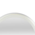 Miroir décoration moderne design LED 80 x 80 x 3 cm argent 03_0010164