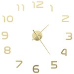 vidaXL Horloge murale 3D Design moderne 100 cm XXL Doré