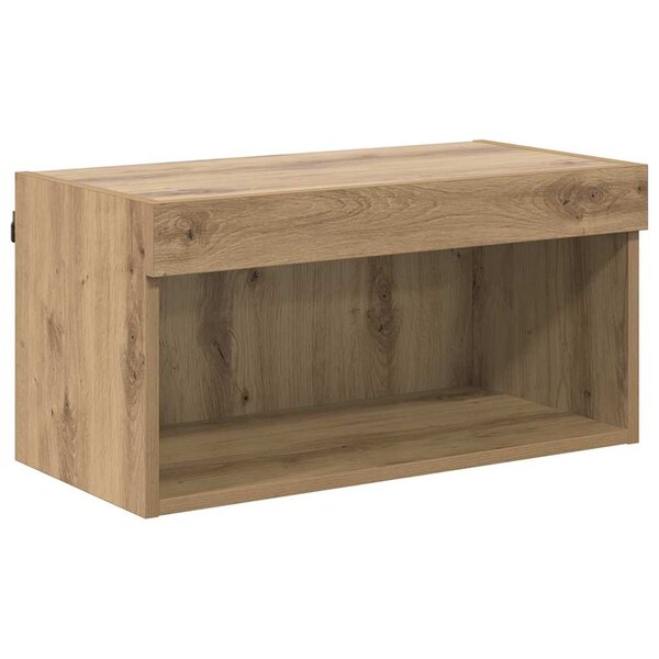 vidaXL Meuble TV Chêne artisanal 60 x 30 x 30 cm Bois d'ingénierie