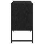 vidaXL Meuble de Lavabo de Salle de Bain Chêne noir 80 x 30 x 60 cm