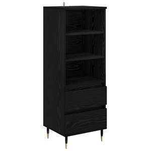vidaXL Haut Armoire Chêne noir 40 x 36 x 110 cm Bois d'ingénierie
