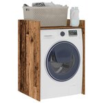 vidaXL Armoire pour machine à laver Bois ancien 67 5 x 62 x 97 cm