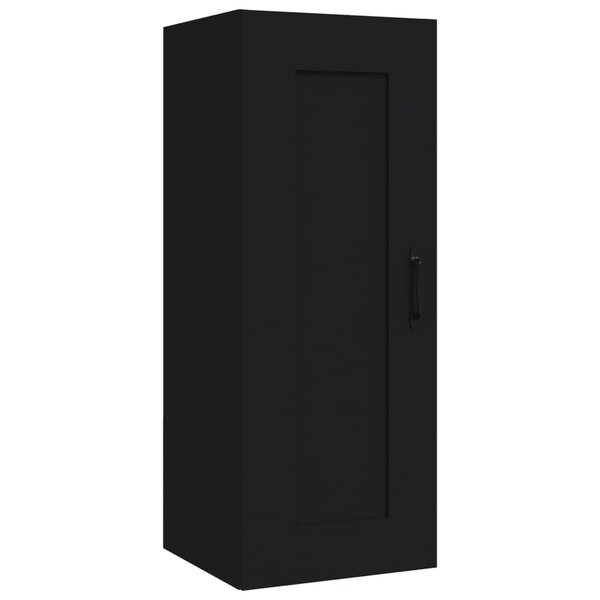 vidaXL Armoire suspendue Noir 35x34x90 cm Bois d'ingénierie