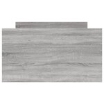vidaXL Cadre de lit avec tiroirs sans matelas sonoma gris 90x190 cm