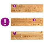 vidaXL Marches d'escalier 8 Pièces marron clair 100x30x2 cm chêne massif