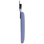 vidaXL Tête de lit suspendue Bleu denim Tissu