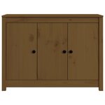 vidaXL Buffet Marron miel 100x35x74 cm Bois massif de pin