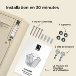 Boîte aux lettres et colis 2-en-1 connectée Boks One (RAL 1015)