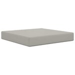 vidaXL Coussin de canapé d'extérieur Gris 60 x 60 x 8 cm Polyester