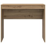 vidaXL Bureau d'écriture Chêne artisanal Panneau de particules Moyen