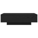 vidaXL Table Basse Chêne noir 100 x 49.5 x 31 cm Bois d'ingénierie