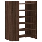 vidaXL Armoire à chaussures chêne marron 74 5x37 5x100 cm
