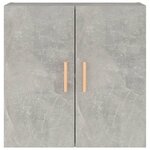vidaXL Armoire murale Gris béton 60x30x60 cm Bois d'ingénierie