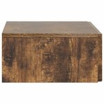 vidaXL Table d'appoint murale 59 x 34 5 x 17 cm Bois d'ingénierie
