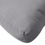 vidaXL Coussin de palette gris tissu oxford