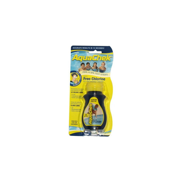 AquaChek Testeur de chlore pour piscine et Spa &Lot de 50 Bandelettes