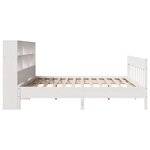 vidaXL Cadre de lit sans matelas blanc 200x200 cm bois massif de pin