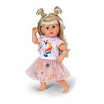 Zapf Creation 871720 - Baby born Robe licorne avec tutu 43 cm