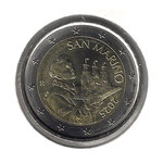2 euros officielle Saint Marin 2025 UNC.