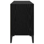 vidaXL Meuble TV Noir 69.5 x 30 x 50 cm Bois d'ingénierie