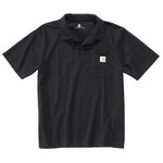Polo maille piquée poche k570 bleu l