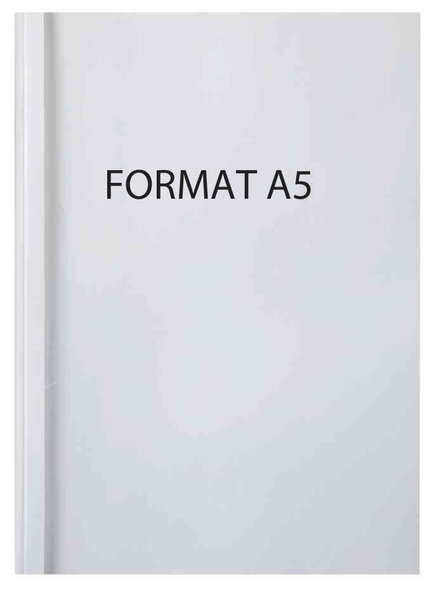 Lot de 100 ThermaBind Couvertures de reliure thermique A5 Standard 3 mm blanc GBC