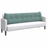 vidaXL Coussin de Dos Vert Mer 200 x 24 x 50 cm Velours