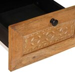 vidaXL Meuble TV Marron clair 70 x 33 x 46 cm bois de manguier massif