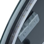 vidaXL Miroir à LED pour salle de bain 80 cm