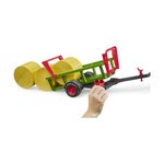 Bruder 02204 - Ramasseuse de ballots avec 3 ballots