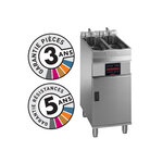 Friteuse électrique sur coffre - 2x 7-8 litres - valentine - evoc2200 -  - acier inoxydable x280xmm