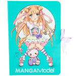 Bloc notes vert manga model