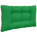 vidaXL Coussin de canapé d'extérieur 2 Pièces Vert Polyester