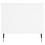 vidaXL Table basse Blanc 100x50x45 cm Bois d'ingénierie