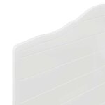 vidaXL Tête de lit Blanc Brillant 90 cm Bois d'ingénierie