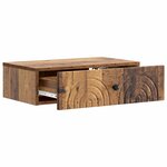 vidaXL Table d'appoint murale 59 x 34 5 x 17 cm Bois d'ingénierie