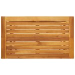 vidaXL Table pliable de jardin 90x52 5x65 cm bois d'acacia solide