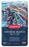 Bâtonnet d'encre aquarellable Derwent Inktense Block x12