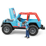 Bruder véhicule tout-terrain avec chauffeur "jeep cross-country" 1:16 02541