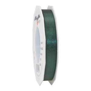 Satin double face 25-m-rouleau 15 mm vert sapin