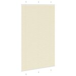 vidaXL Store plissé crème 120x200cm largeur du tissu 119 4cm polyester
