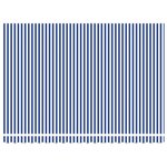 vidaXL Auvent Rétractable Bleu et Blanc 450 × 300 cm