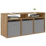 vidaXL Basboard 102 x 32 x 48 5 cm Chêne artisanal