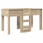 vidaXL Lit Superposé pour Enfants Chêne Sonoma 75 x 190 cm