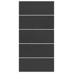 vidaXL Tapis de piscine Noir 550 x 280 x 0 1 cm Tissu non tissé