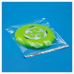 Sachet plastique transparent haute brillance à fermeture adhésive 40 microns 18x25 cm (lot de 1000)